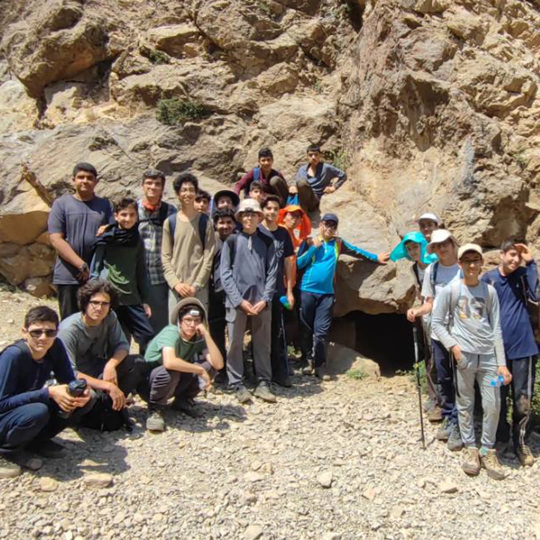 سومین کوهپیمایی دانش آموزان به مقصد "غار هملون"